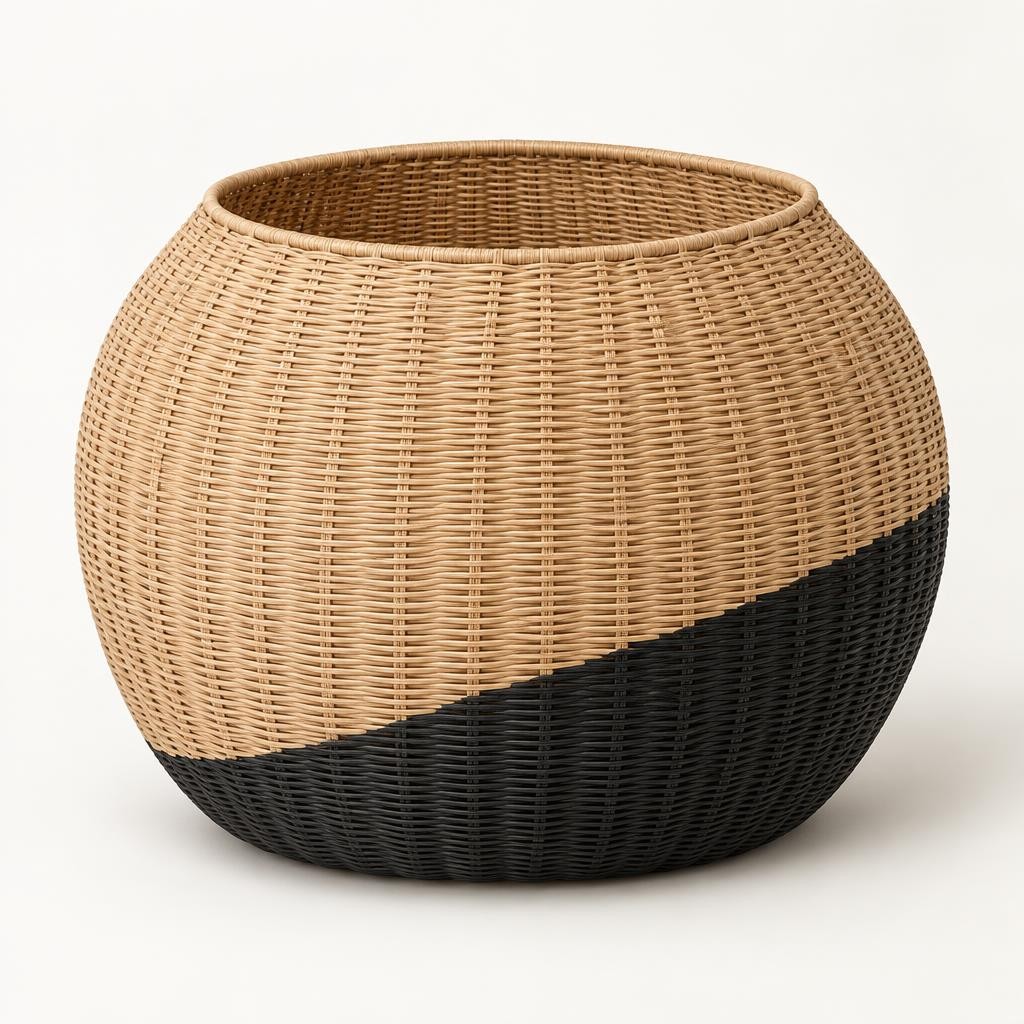 Ink Orchard Belly Basket