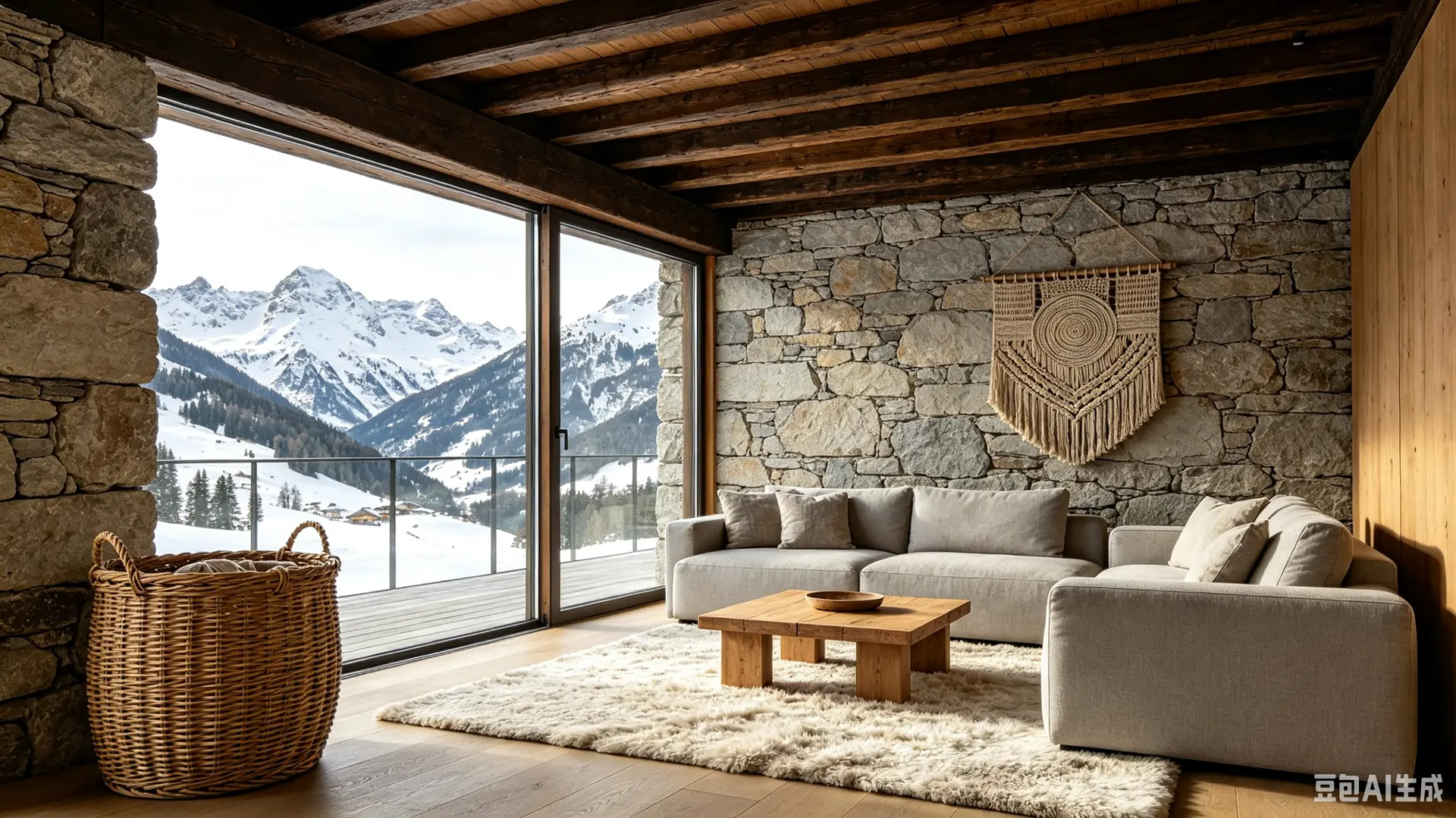 Japandi interior reference for Ullrhaus, Alps, Austria