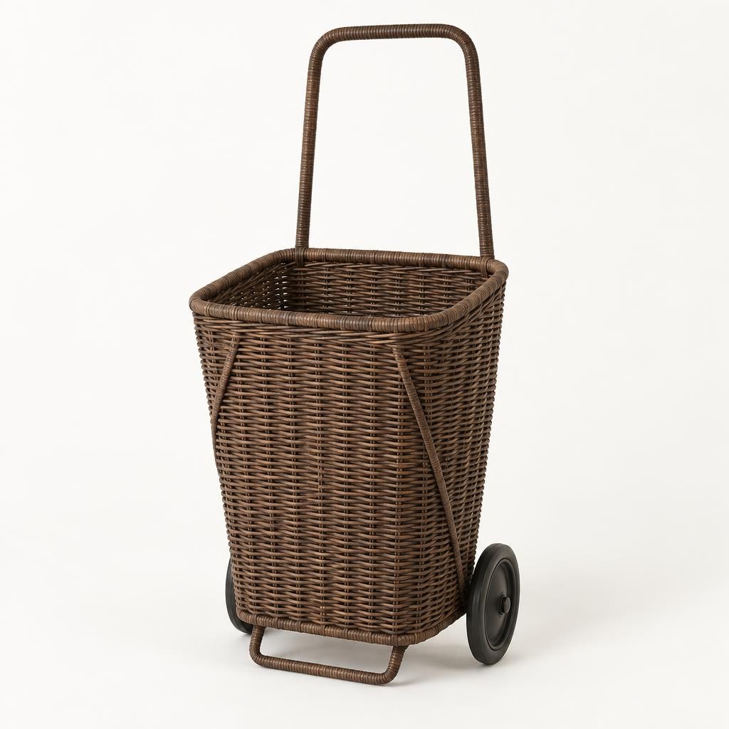 Market Passage Rolling Basket