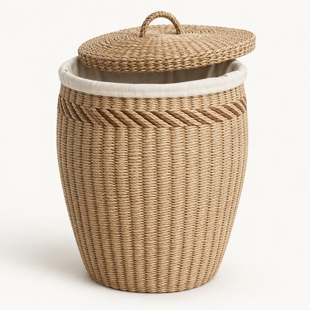 Reed Rhythm Laundry Basket